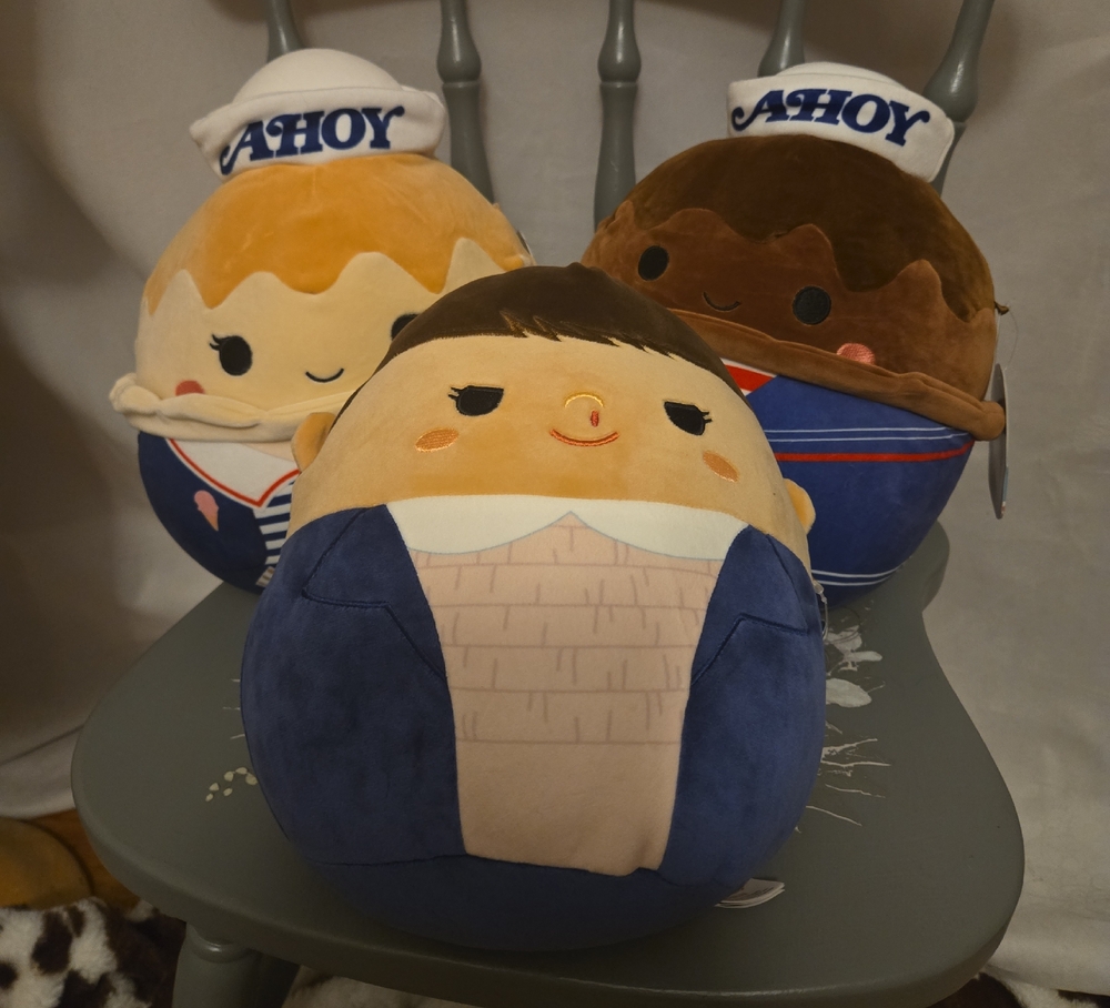 Squishmallows Stranger Things Plush - Blue and Cream